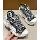 厚底ニットサンダル スポーツサンダル軽量 | ANGELCLOSET | 詳細画像14