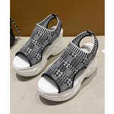 厚底ニットサンダル スポーツサンダル軽量 | ANGELCLOSET | 詳細画像15