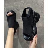 厚底ニットサンダル スポーツサンダル軽量 | ANGELCLOSET | 詳細画像2
