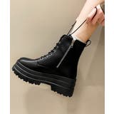ショートブーツ厚底 ワークブーツ美脚脚長 | SUNSHINE CLOSET | 詳細画像1