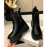 ショートブーツ厚底 ワークブーツ美脚脚長 | SUNSHINE CLOSET | 詳細画像10