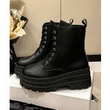 ショートブーツ厚底 ワークブーツ美脚脚長 | SUNSHINE CLOSET | 詳細画像13