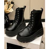 ショートブーツ厚底 ワークブーツ美脚脚長 | SUNSHINE CLOSET | 詳細画像15