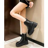 ショートブーツ厚底 ワークブーツ美脚脚長 | SUNSHINE CLOSET | 詳細画像4