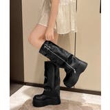 カバーロングブーツ厚底 ルーズシルエット | SUNSHINE CLOSET | 詳細画像6 