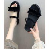 2WAY厚底サンダル フリルサンダル美脚 | SUNSHINE CLOSET | 詳細画像2 