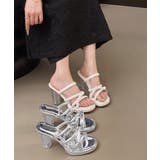 クロスストラップサンダルクリアヒール夏靴 | SUNSHINE CLOSET | 詳細画像10 