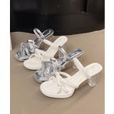 クロスストラップサンダルクリアヒール夏靴 | SUNSHINE CLOSET | 詳細画像16 