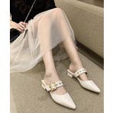 歩きやすい バックルベルト付き ミュールサンダル痛くない | SUNSHINE CLOSET | 詳細画像12