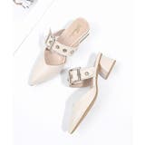 歩きやすい バックルベルト付き ミュールサンダル痛くない | SUNSHINE CLOSET | 詳細画像21