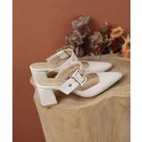 歩きやすい バックルベルト付き ミュールサンダル痛くない | SUNSHINE CLOSET | 詳細画像25