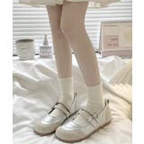 レディースバレエコアスニーカー メタリック異素材切替パンプス ハートバックル | SUNSHINE CLOSET | 詳細画像14