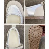 レディースバレエコアスニーカー メタリック異素材切替パンプス ハートバックル | SUNSHINE CLOSET | 詳細画像23