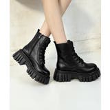 レディース レースアップブーツサイドジップ 歩きやすい冬靴痛くない | SUNSHINE CLOSET | 詳細画像5