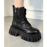 レディース レースアップブーツサイドジップ 歩きやすい冬靴痛くない | SUNSHINE CLOSET | 詳細画像6