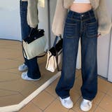 デニム ストレートパンツ ジーンズ 韓国 | ANGELCLOSET | 詳細画像10