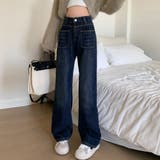 デニム ストレートパンツ ジーンズ 韓国 | ANGELCLOSET | 詳細画像2