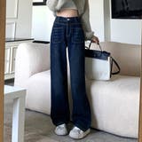 デニム ストレートパンツ ジーンズ 韓国 | ANGELCLOSET | 詳細画像9
