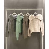 ハーフジップニットセーター ビッグカラー | SUNSHINE CLOSET | 詳細画像14