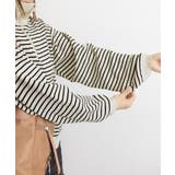 ハーフジップニットポロ ボーダートップス | SUNSHINE CLOSET | 詳細画像27 