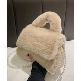 ファーショルダーバッグ パールチェーン鞄 | SUNSHINE CLOSET | 詳細画像23 