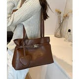 トートバッグ ハートチャーム付き肩掛け鞄 | SUNSHINE CLOSET | 詳細画像15 