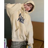 裏起毛パーカーフード付きトレーナー韓国風 | SUNSHINE CLOSET | 詳細画像4 