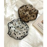軽やかオーガンジーシュシュ フェミニンフリルまとめ髪 大人ガーリーヘアゴム韓国風… | SUNSHINE CLOSET | 詳細画像14 