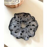 軽やかオーガンジーシュシュ フェミニンフリルまとめ髪 大人ガーリーヘアゴム韓国風… | SUNSHINE CLOSET | 詳細画像17 