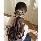 軽やかオーガンジーシュシュ フェミニンフリルまとめ髪 大人ガーリーヘアゴム韓国風… | SUNSHINE CLOSET | 詳細画像3 