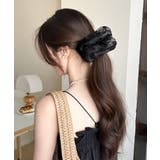 軽やかオーガンジーシュシュ フェミニンフリルまとめ髪 大人ガーリーヘアゴム韓国風… | SUNSHINE CLOSET | 詳細画像4 