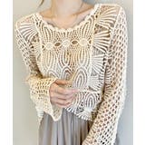 かぎ編みサマーニット 透かし編みトップス | SUNSHINE CLOSET | 詳細画像1 