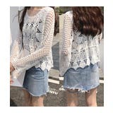 かぎ編みサマーニット 透かし編みトップス | SUNSHINE CLOSET | 詳細画像13 