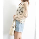 かぎ編みサマーニット 透かし編みトップス | SUNSHINE CLOSET | 詳細画像15 