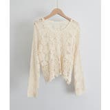 かぎ編みサマーニット 透かし編みトップス | SUNSHINE CLOSET | 詳細画像17 