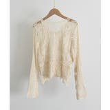 かぎ編みサマーニット 透かし編みトップス | SUNSHINE CLOSET | 詳細画像18 