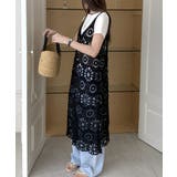 かぎ針編みボヘミアンワンピース カットワーク刺しゅうワンピ 春夏秋服 | SUNSHINE CLOSET | 詳細画像3
