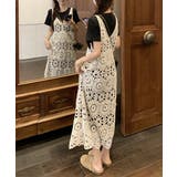 かぎ針編みボヘミアンワンピース カットワーク刺しゅうワンピ 春夏秋服 | SUNSHINE CLOSET | 詳細画像7
