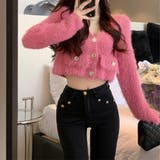 フェザーヤーンカーディガン ニットカーデ | SUNSHINE CLOSET | 詳細画像11 