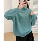 くるみボタンハイネックニットカーディガン | SUNSHINE CLOSET | 詳細画像15