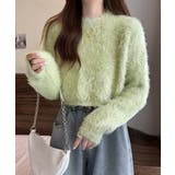 ショート丈 シャギーニットトップス韓国風 | SUNSHINE CLOSET | 詳細画像15