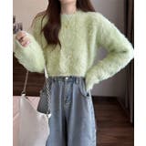 ショート丈 シャギーニットトップス韓国風 | SUNSHINE CLOSET | 詳細画像16