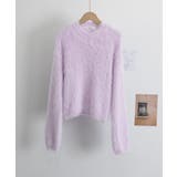 ショート丈 シャギーニットトップス韓国風 | SUNSHINE CLOSET | 詳細画像30