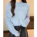 ショート丈 シャギーニットトップス韓国風 | SUNSHINE CLOSET | 詳細画像4