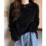 ショート丈 シャギーニットトップス韓国風 | SUNSHINE CLOSET | 詳細画像5