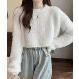 ショート丈 シャギーニットトップス韓国風 | SUNSHINE CLOSET | 詳細画像9