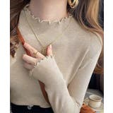 メロウフリル ニットトップス レディース | SUNSHINE CLOSET | 詳細画像1 