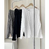 メッシュニット 透かし編みトップス 長袖 | SUNSHINE CLOSET | 詳細画像4 