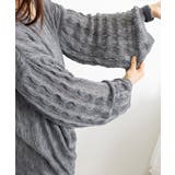 メッシュニット 透かし編みトップス 長袖 | SUNSHINE CLOSET | 詳細画像8 