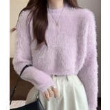 ショート丈シャギーニットレディース韓国風 | SUNSHINE CLOSET | 詳細画像1 